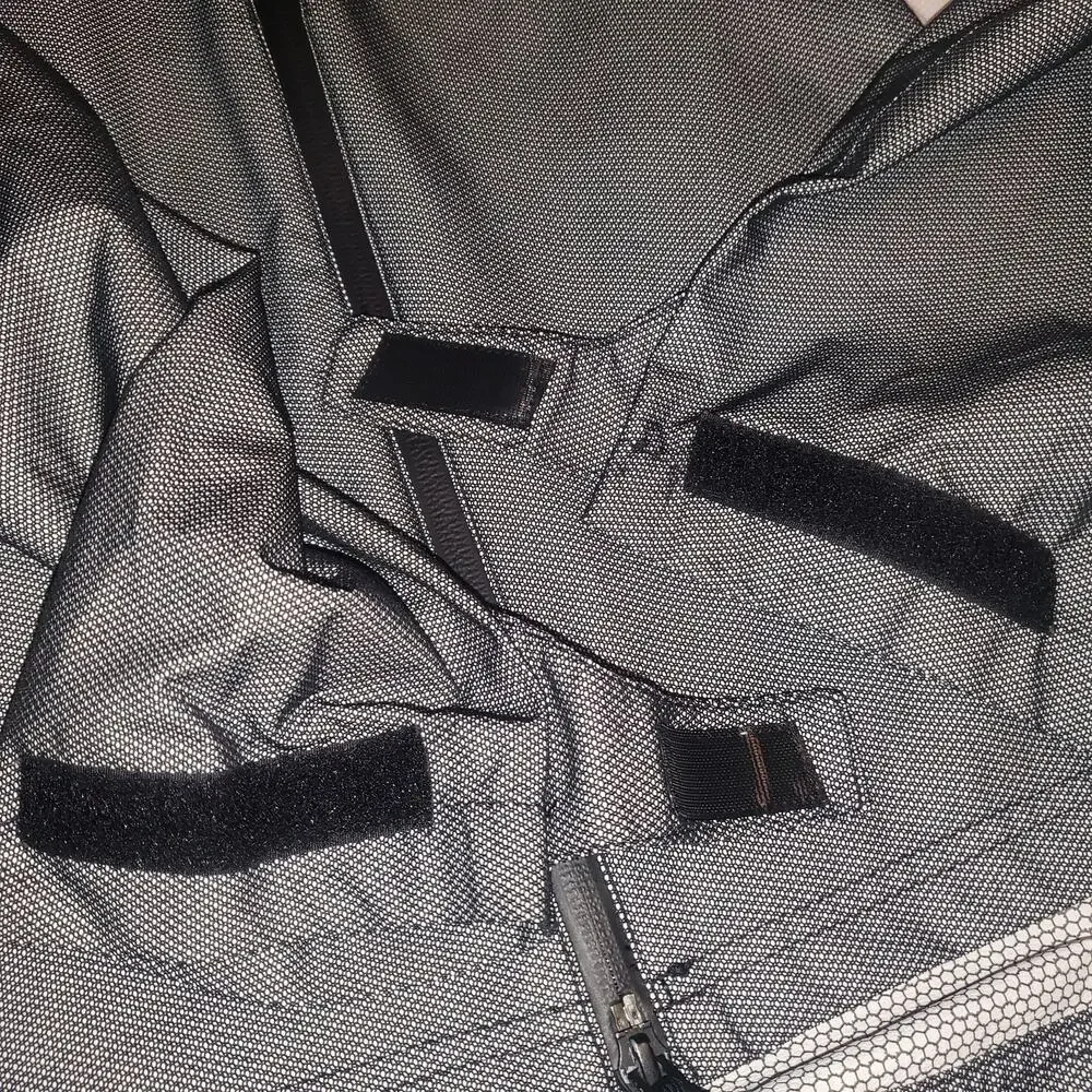 adidas RAIN.RDY Mens Golf Rain Jacket Size M Gray Black White Waterproof NO HOOD